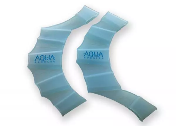 Silicone swim fins